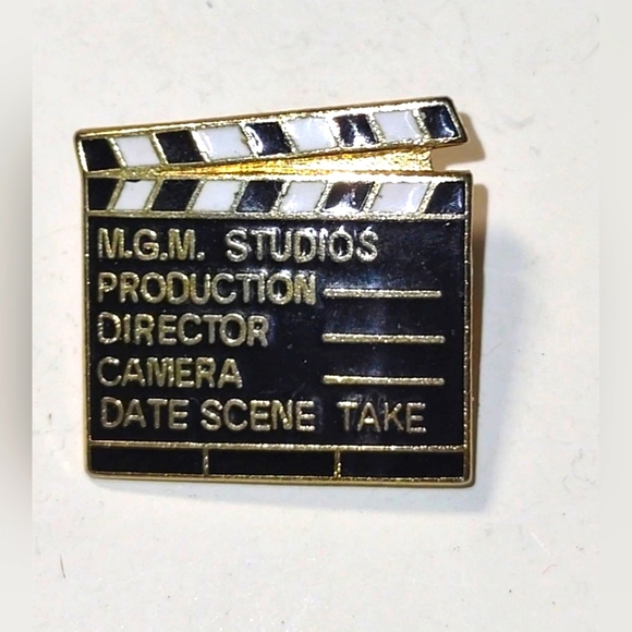 MGM Film Movie Clapper Board Pin Lot of 2 - Picture 12 of 14